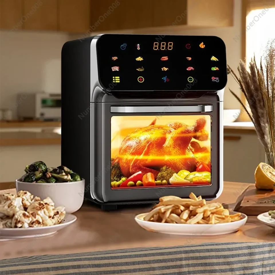 多機能家庭用エアフライヤー,電気オーブン,視覚,大容量,外国貿易