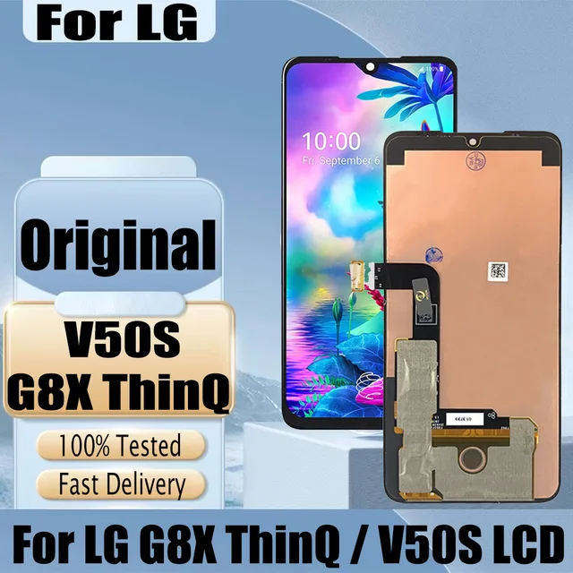 Original For LG G8X ThinQ LCD Display Touch Screen Digitizer
