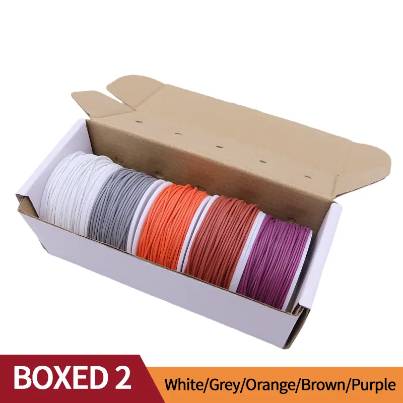 5 Colors Silicone Wire Tinned Copper Wire DIY Electric Wire Soft Electrical Wire Flexible Hook up Kit Wire 20/22/24/26/28/30AWG image 16