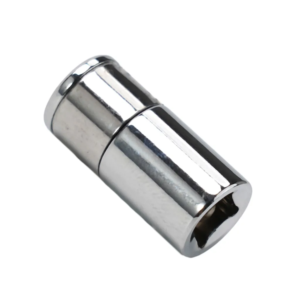 

1PC 1/4" Socket Adapter Chrome Vanadium Steel Square Drive To 1/4\" Hex Shank Socket Bits Converter Screwdriver Holder