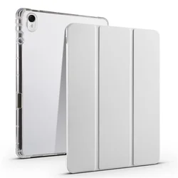 Premium Trifold Soft Back Tablet Case with Pen Holder and Stand - 13.2 Inch for Oneplus Pad 3 (Gray)