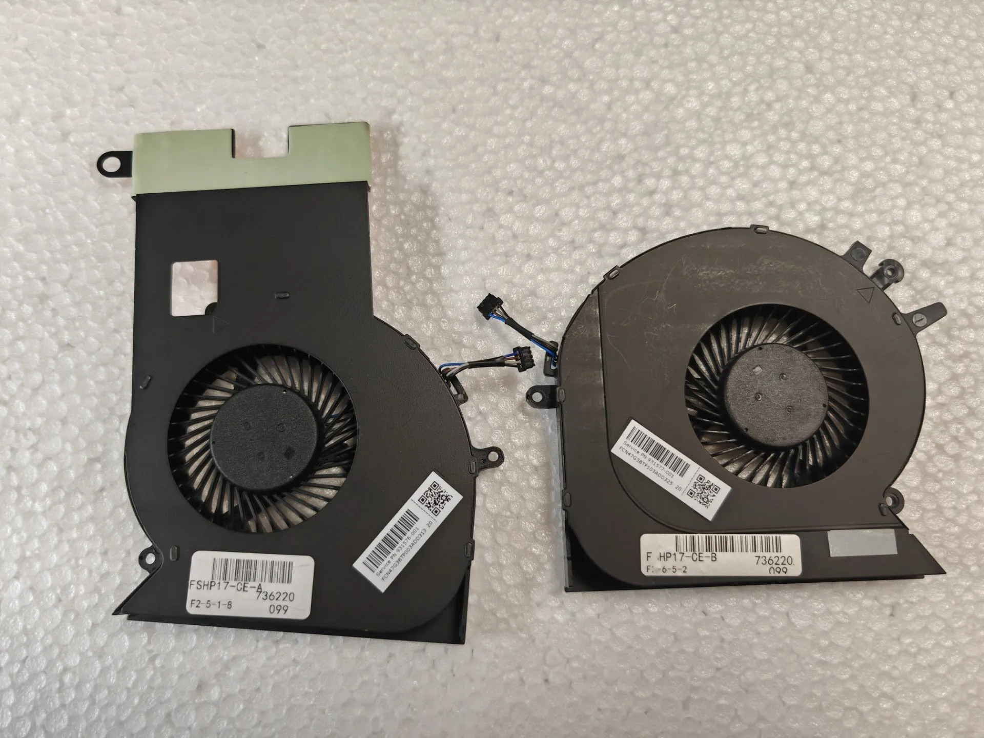 CPU+GPU 冷却ファン HP OMEN 4 Pro PC 15-DC L30204-001 L29354-001用 並行輸入 ノートパソコンCPU + GPU冷却ファン HP OMEN RTX3060 16-K 16-N Pro TPN-