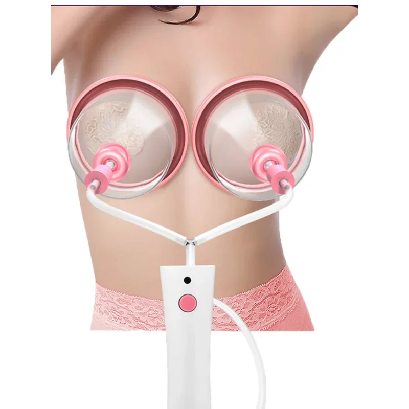 

Electric Chest Massage Instrument Improve Sagging Device Breast Suction Chest Massage Vacuum Amplification Electric Body Pump