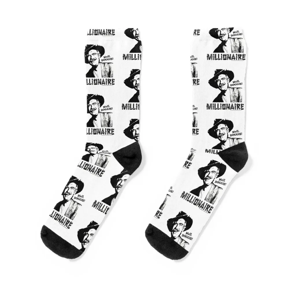 BEVERLY HILLBILLIES MILLIONAIRE Socks funny gift anime socks heated socks japanese fashion Socks Male Women's anime fate fgo jack the ripper tabletop card case japanese game storage box case collection holder gifts cosplay