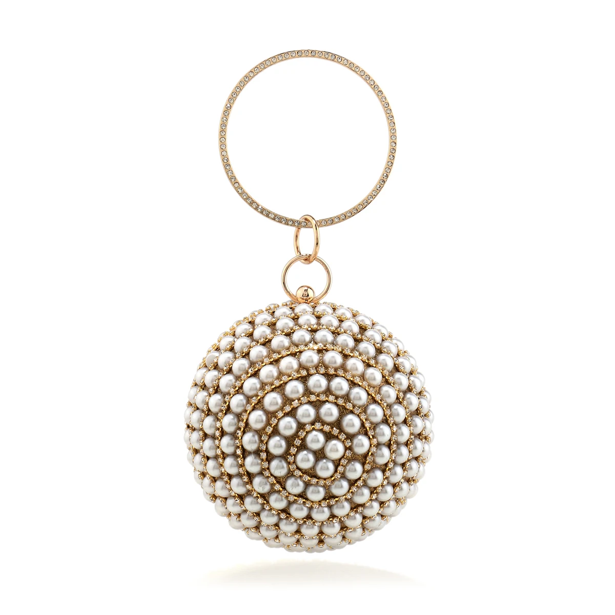 Beaded Diamond Evening Clutch Handbag for Women