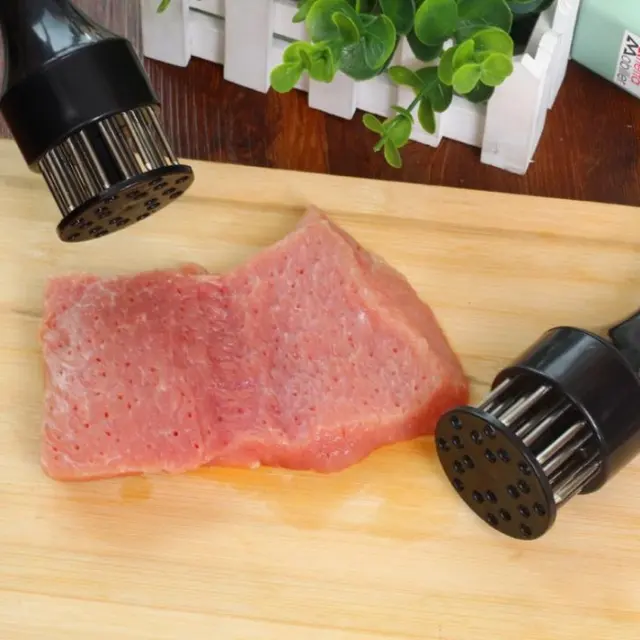 1pc Meat Tenderizer Stainless Steel 21 Blades Cooking Machine Kitchen Gadgets Kitchen Accessories 3