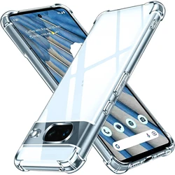 Case in silicone trasparente con angoli antiurto - Cover posteriore in TPU morbido