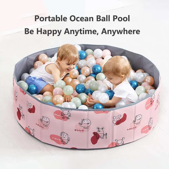Folding Dry Pool Baby Playpen Ball Pool Portable Baby House Ocean Indoor Outdoor Games Kids Playing House Baby Birthday Gift 4
