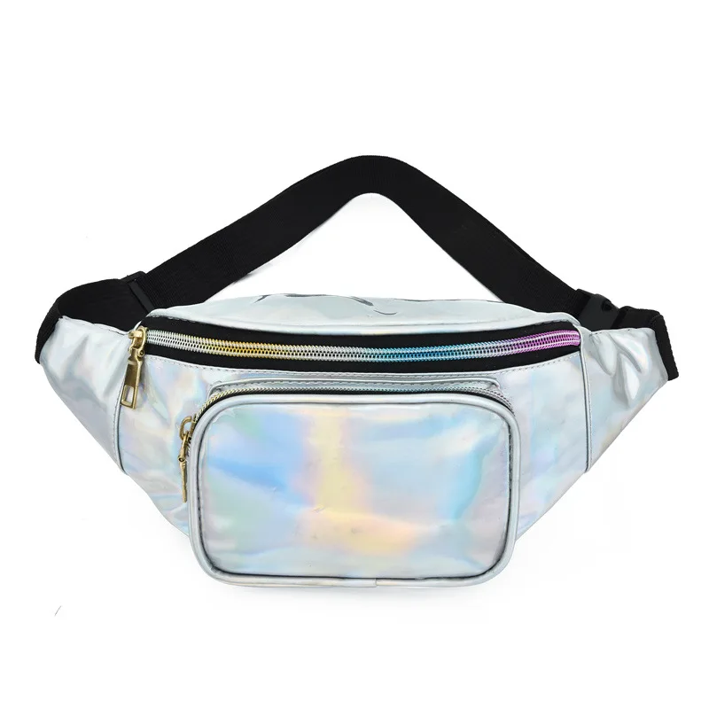 

Holographic Waist Bag For Women Laser Fanny Pack Female Belt Hip Bag Bum Bag Hologram Waist Pack Heuptas Purse Pouch sac