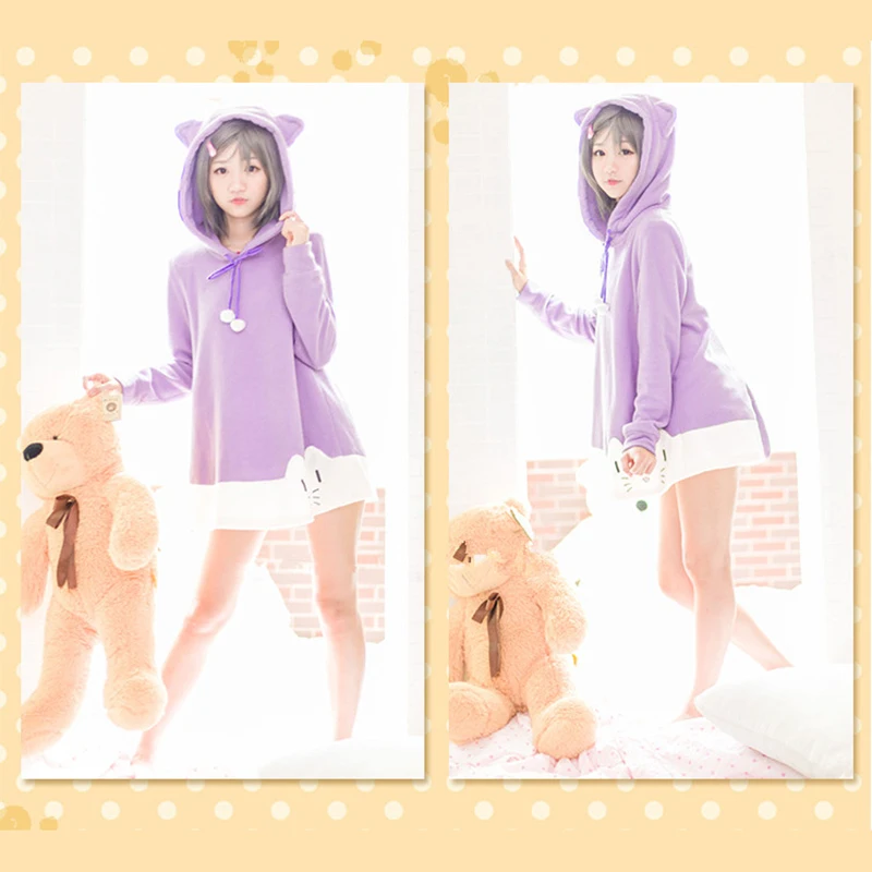 NEW Hentai Ouji to Warawanai Neko costume sweatshirt Tsutsukakushi Tsukiko anime cosplay hoodie hoody