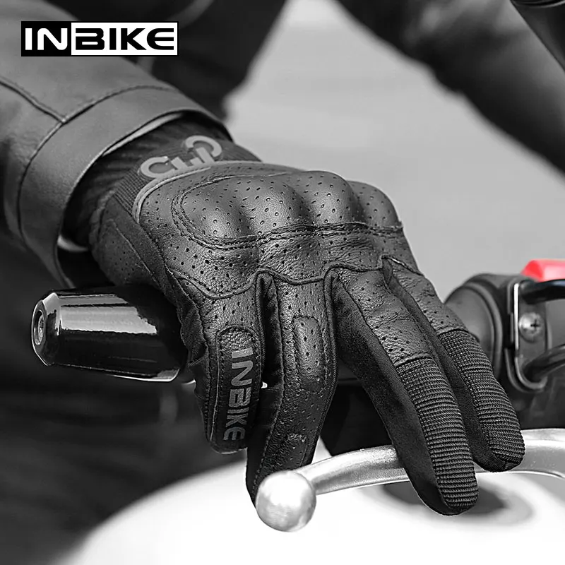 INBIKE Motorcycle Gloves Men Motorbike Gloves Autumn Summer Motorcross Man Riding Motorcyclist IM801