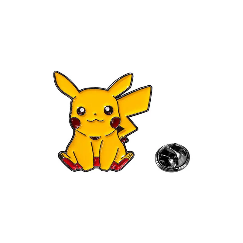 Pokemon Enamel Pins Set 5pcs Featuring Pikachu Psyduck Gengar Snorlax for Women's Backpack