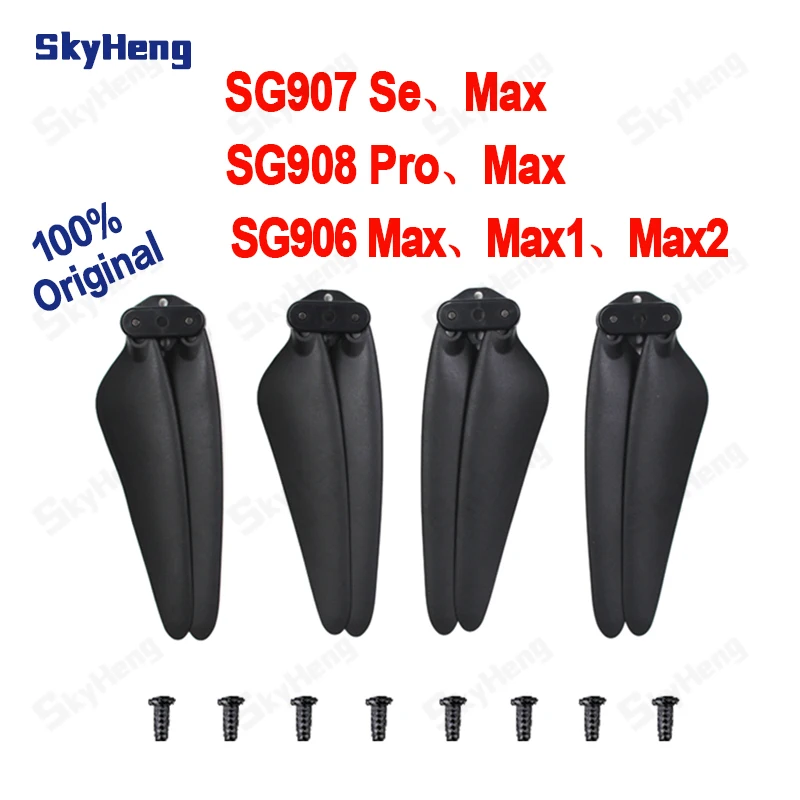 Hélices Originais para Zll Sg906 Max1 Sg906 Max2 Lâminas de Substituição Sg907 Max Sg908 Max Drone Acessórios Pcs por Conjunto