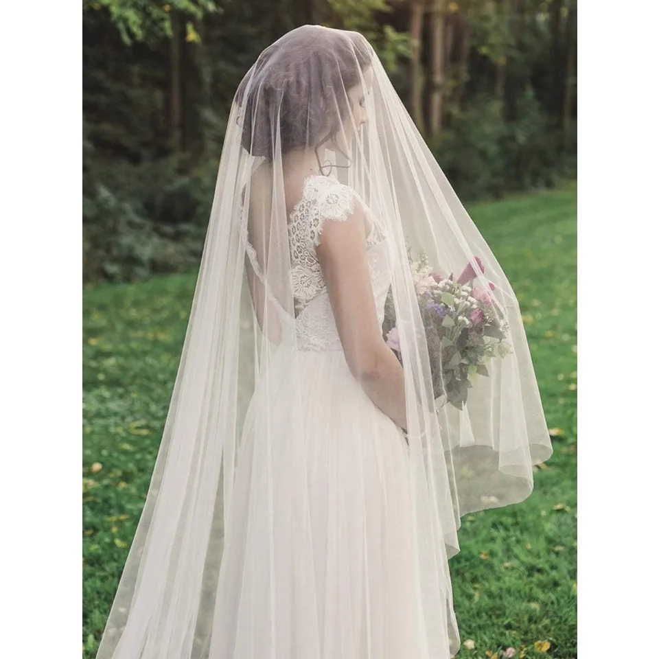 Luxury Cathedral Length Bridal Wedding Veil