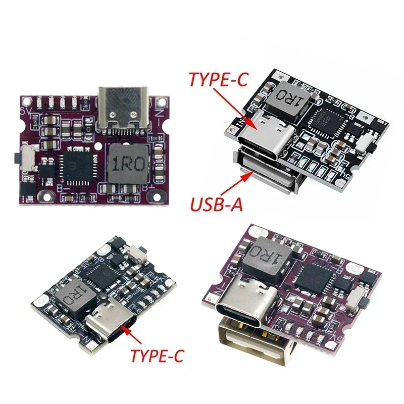Type-C USB 5V 3.1A 부스트 컨버터 스텝 업 전원 모듈 IP5310 스위치 LED 표시기가있는 모바일 전원 은행 액세서리