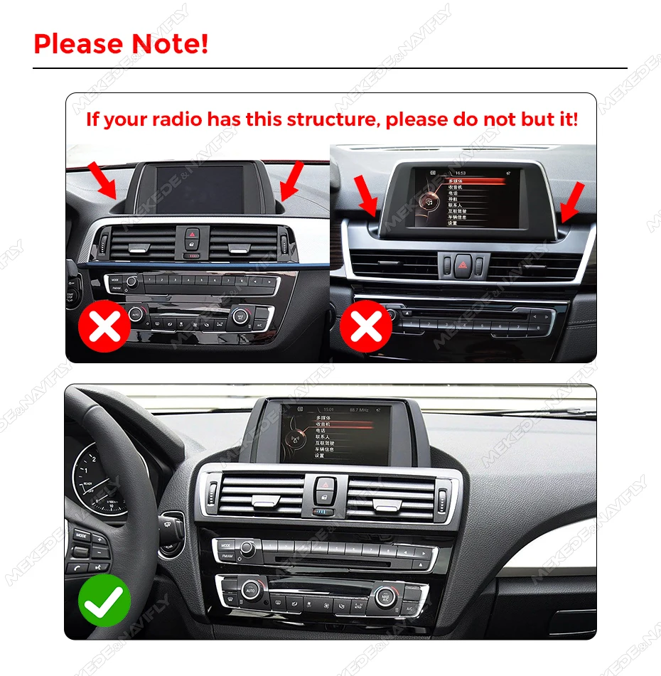 Linux-Autoradio-Multimedia-Bildschirm für BMW 1 2 3 4 Serie F20 F21 F22 F23 F30 F31 F32 F33 F34 F35 Wireless Carplay Android AUTO – Detail 3
