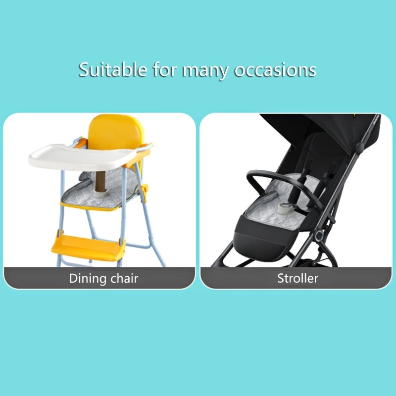 Baby Safety Car Seat Cushion 4 Layers Leak-proof Anti-slip Children Car Seat Insert Liner Foldable Cushion Pad for Dining Chair safety seat mat car seat mat