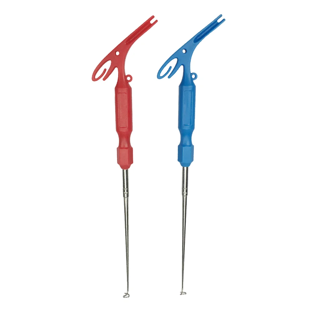 

2PCS 3 in 1 Fishing Hook Picker Stainless Steel Outdoor Fish Tying Picking Tool