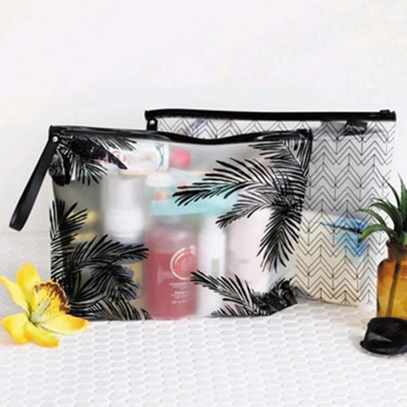 Women's Cosmetic Bag Female New Portable Travel Waterproof Large Capacity Storage Box Fashion Makeup Toiletry Bag Organizer