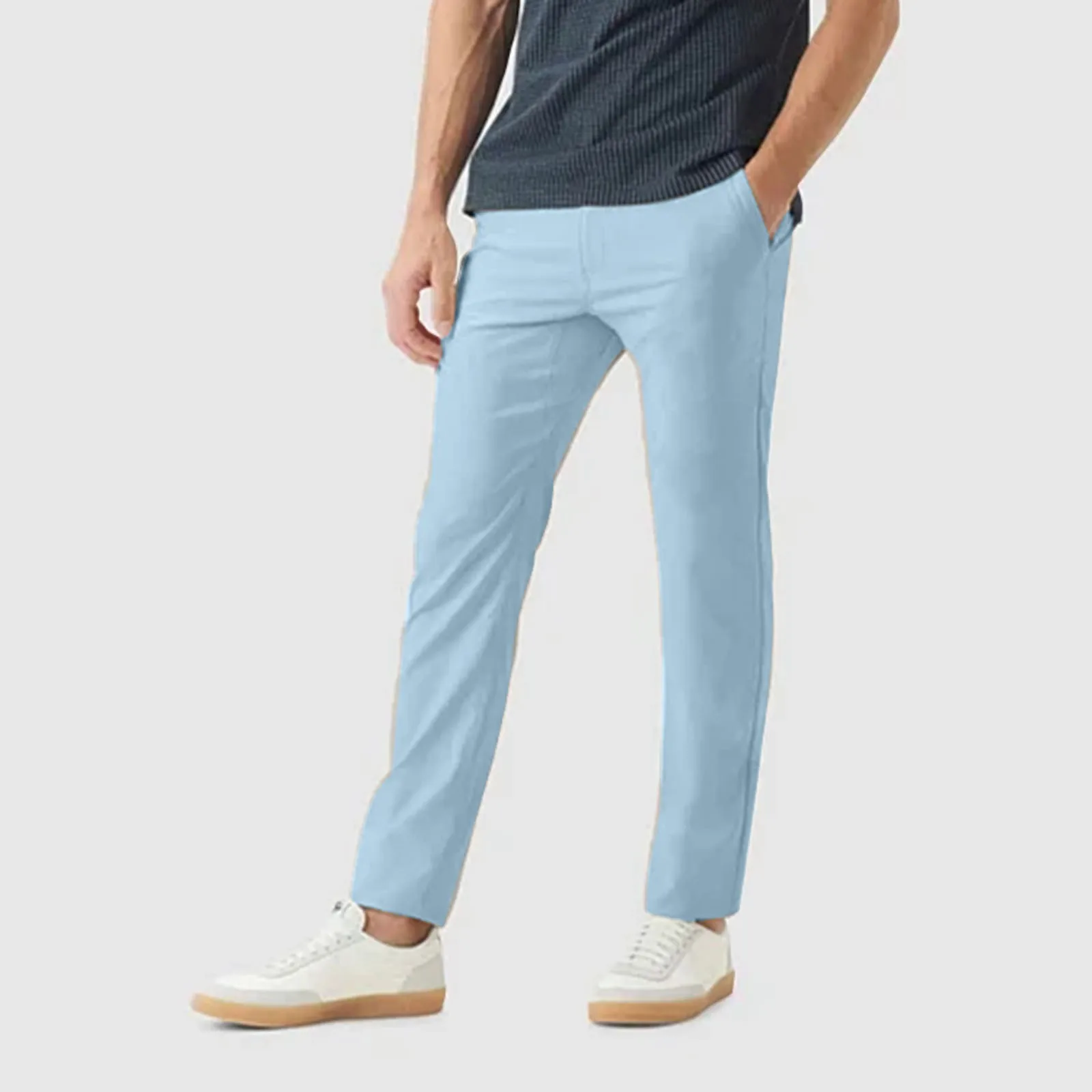 Jetsetter Pants Avoid Hip Sagging High Resilience Fabric Stain Avoid Men's Casual Pants Men's Slim Fit Toe Mens Sports