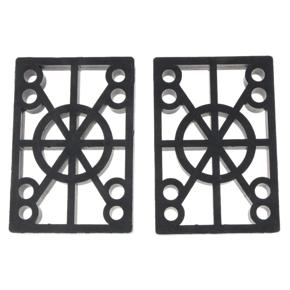 

2Pcs Hard Plastic Skateboard Risers 12mm Longboard Shock Pads Land Surfing Skateboard Accessories