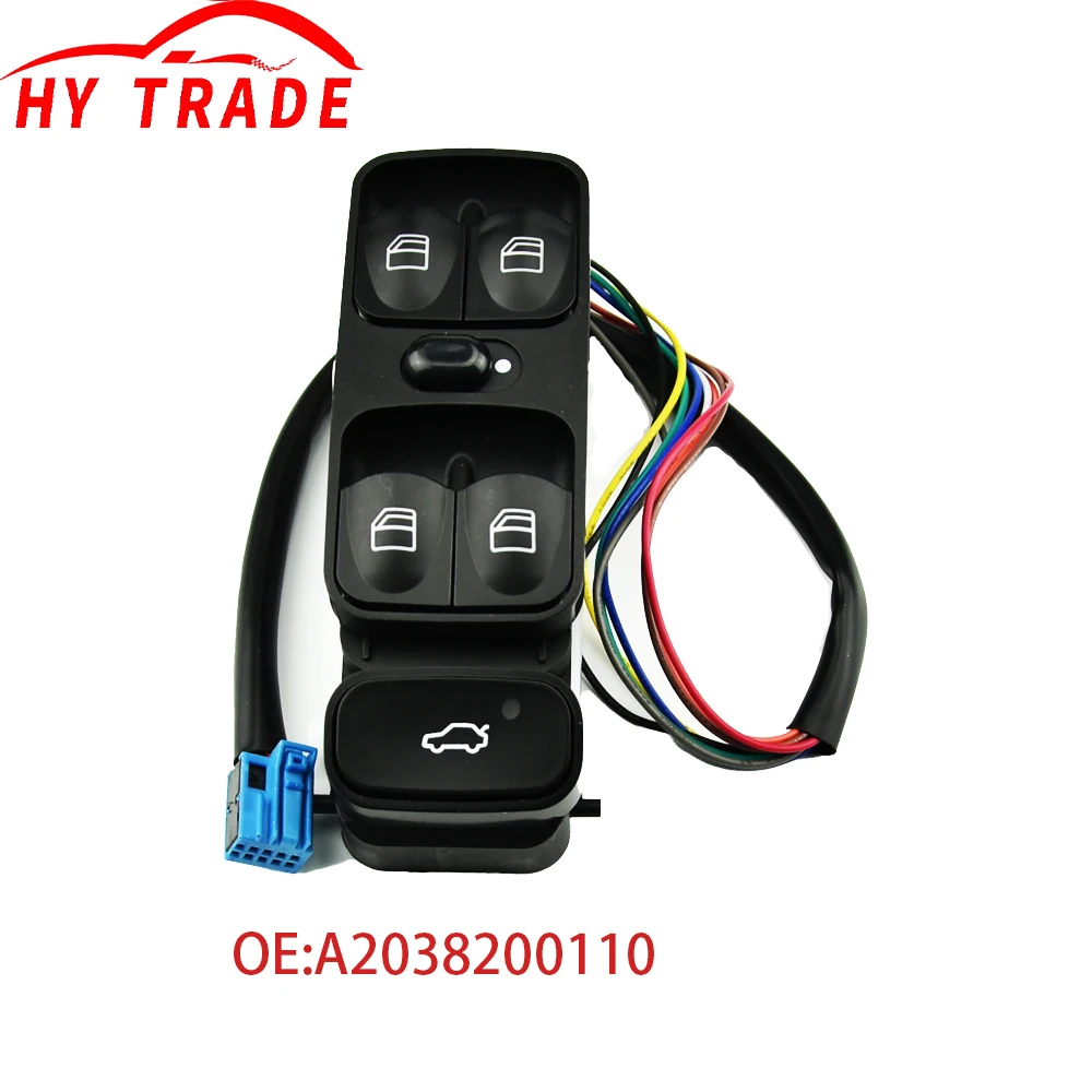 A2038200210 2038200210 9116 W203 W209 raamschakelaar bijrijderskant