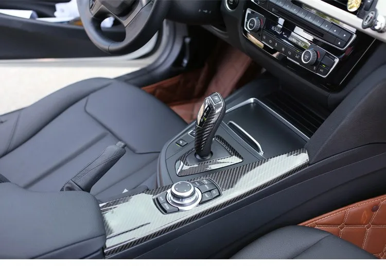Carbon Fiber 8-piece Patch For BMW T-carbon Car Interior Accessories