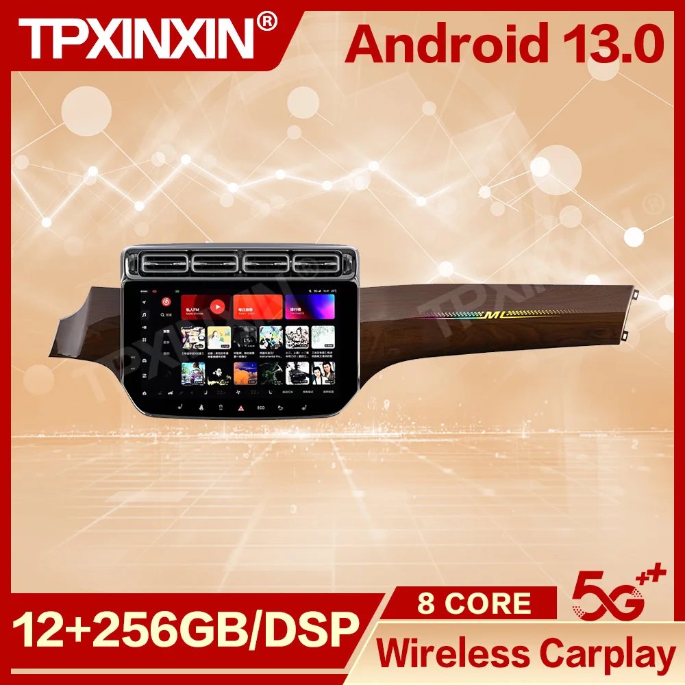 

Car Radio With Android 13 Screen Automotive Multimedia For Mercedes-Benz ML 2013 2014 2015 GPS Navi Upgrade Head Unit Bluetooth