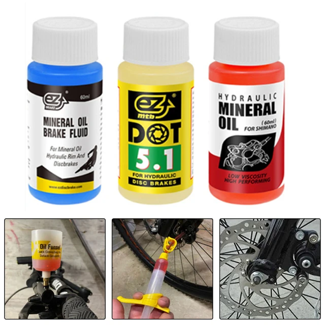 Sistema de aceite Mineral para frenos de bicicleta Shimano, líquido para  ciclismo de montaña, 60ml, gran oferta - AliExpress