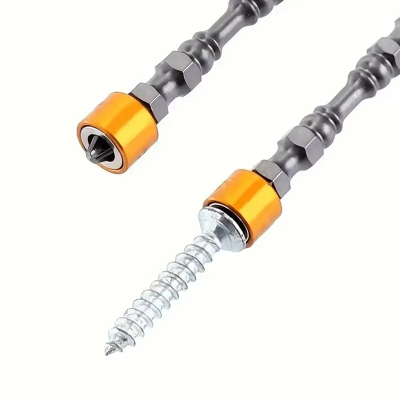 5/10 Stück PH2 magnetische Schraubendreher-Bits Kreuzschlitz 1/4 Zoll Sechskantschaft mit Magnetring für Elektroschrauber – Detail 10