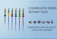 Limes rotatives caméléon – Limes endodontiques à revêtement laser NiTi Technologie nano Anti-rupture activée par la chaleur pour le traitement du canal radiculaire 5