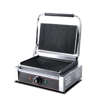 Hot Sale Commercial Electric Contact Grill Sandwich and Beef Toasting Machine 1