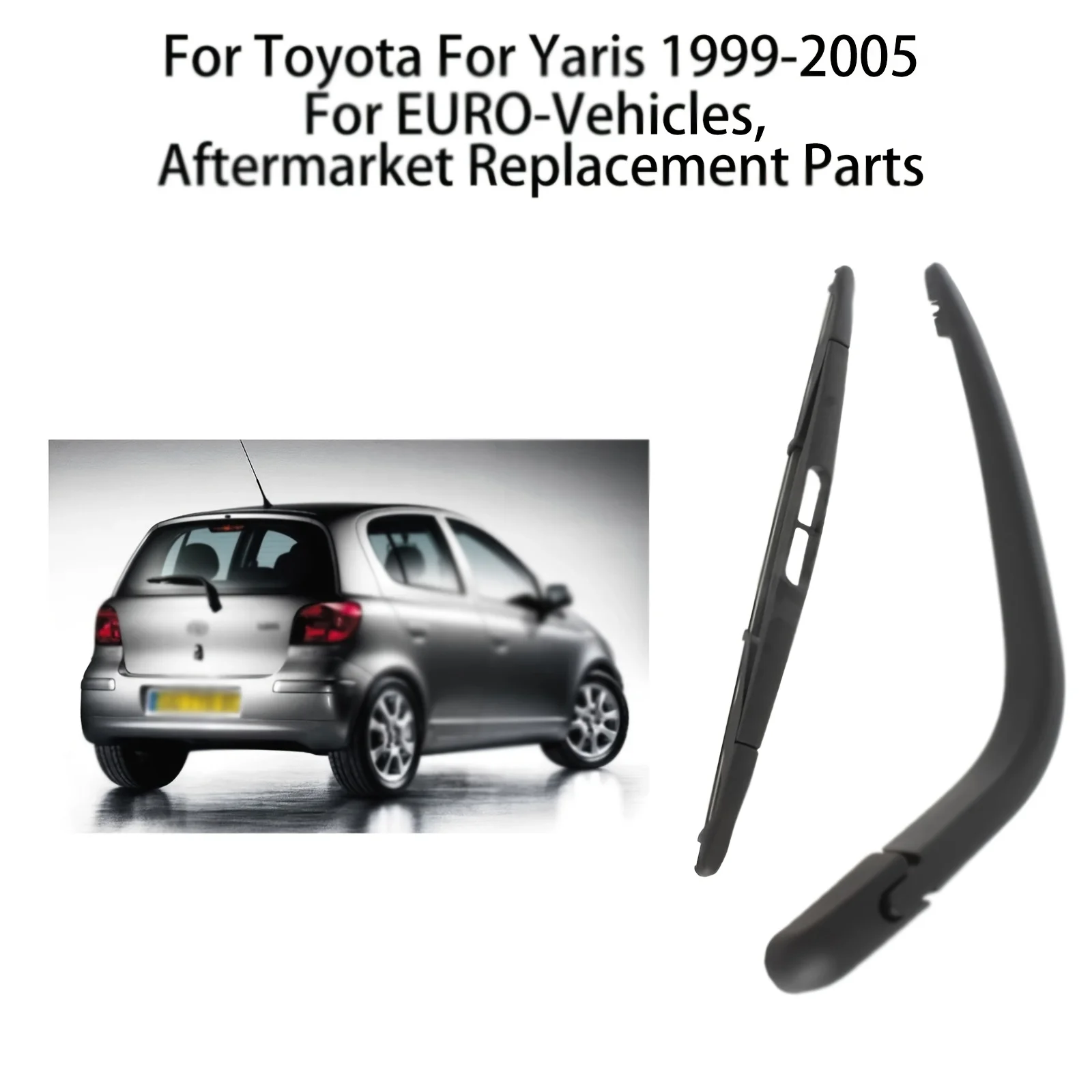 Rear Windscreen Wiper Arm and Blade Set - Enhanced Durability and Performance