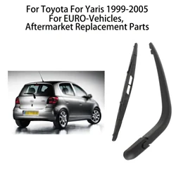 Rear Windscreen Wiper Arm and Blade Set - Enhanced Durability and Performance - Toyota Yaris (Arm and Blade)
