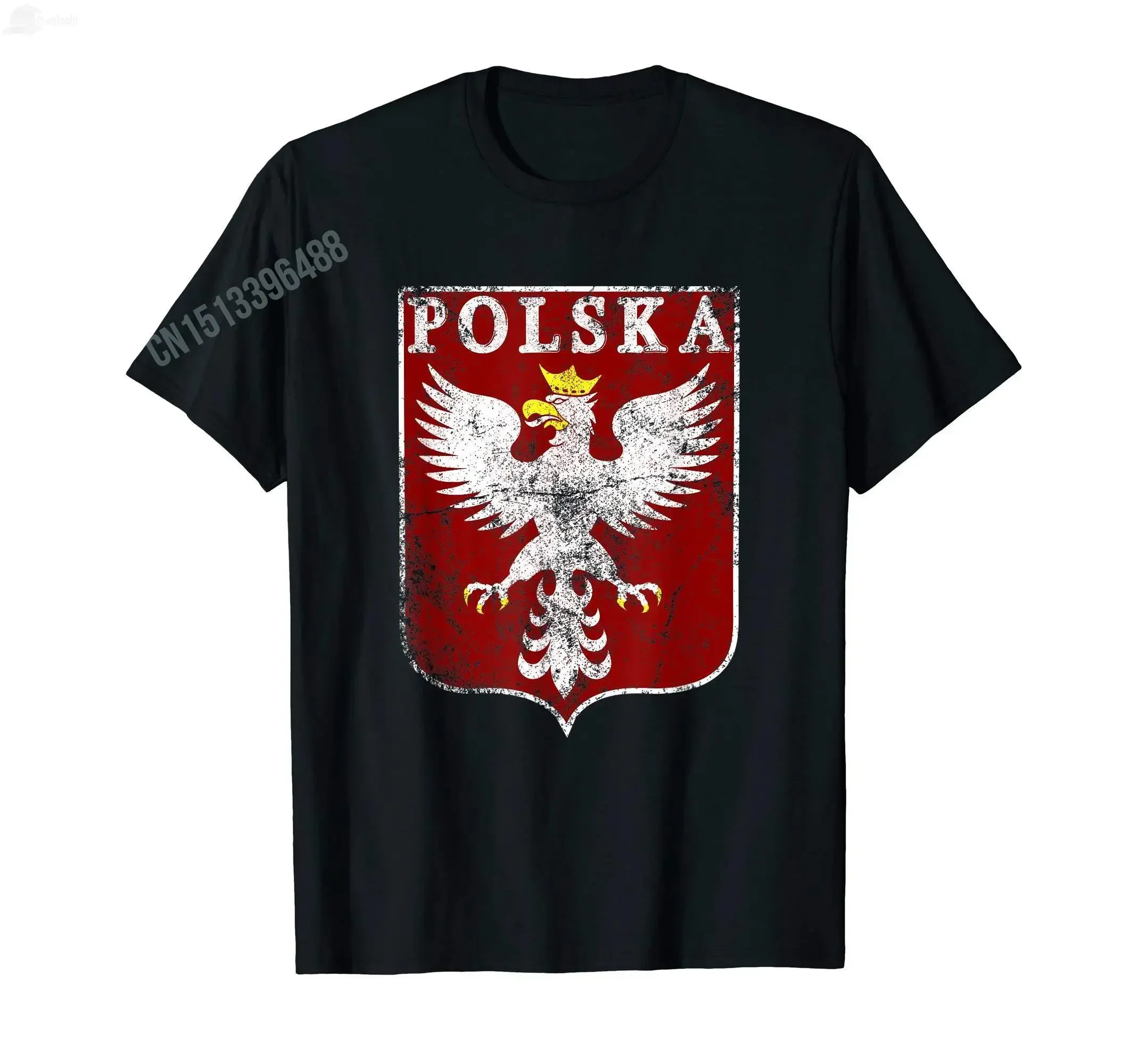 

A3600 Polish Eagle Poland Flag T-Shirt For Men Women Unisex T Shirt Tops 100% Cotton Tees