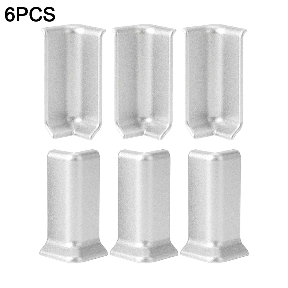 Köşe Dekorasyon Yapışkanlı Süpürgelik Köşe Blokları 6'lı Paket Duvar Tabanı Köşe Döşeme Oturma Odası Duvar Köşe Dekor Kenar Koruma