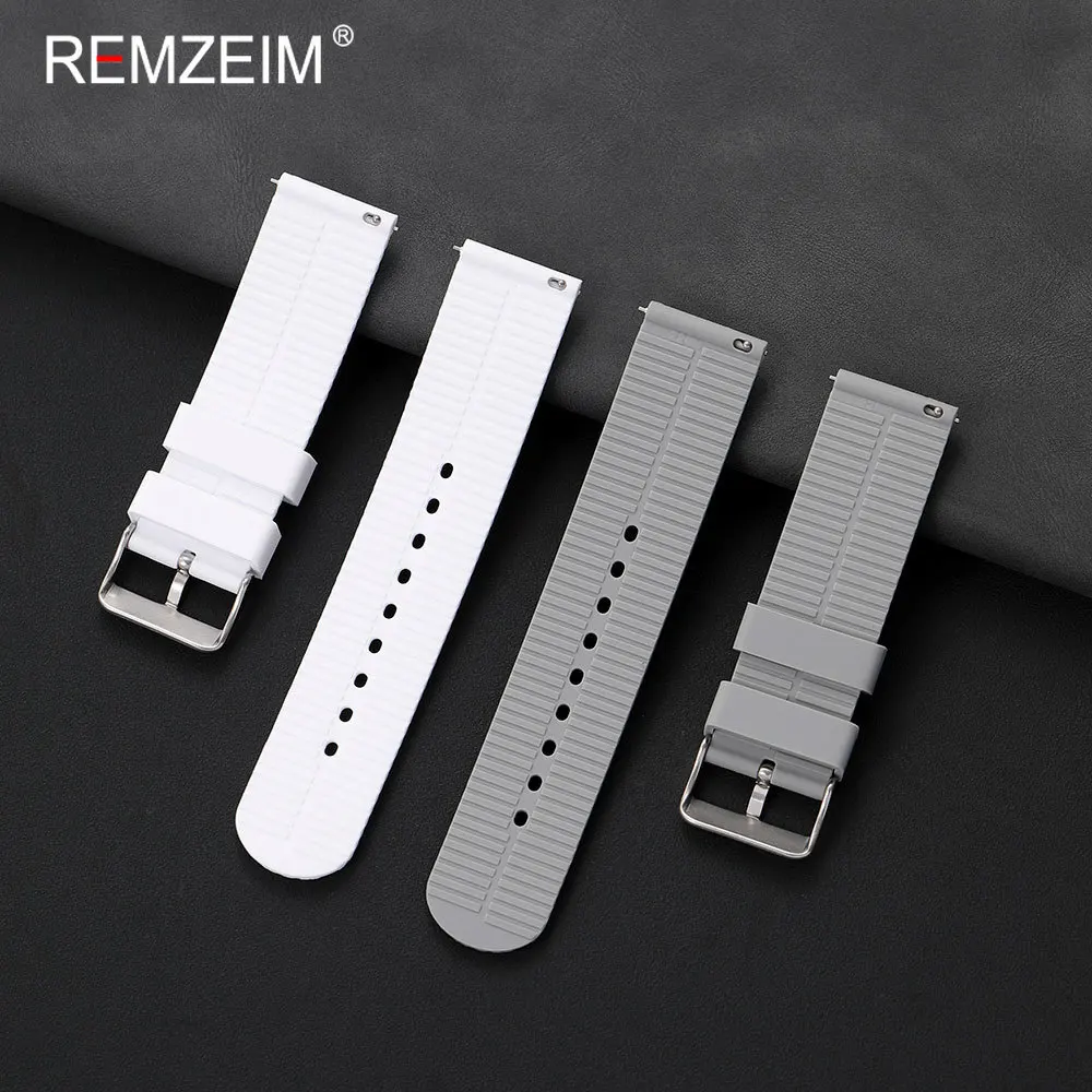 Men's Sport Silicone Watch Band - Quick Release, Comfortable Replacement Strap