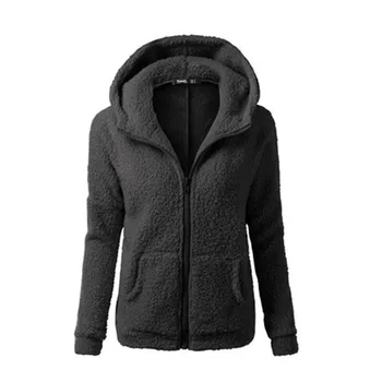 Women's Autumn Loose Warm Casual Cashmere Coat Winter Running Jacket Outdoor Cashmere Sports Coat Gym Clothing Top 2023 1