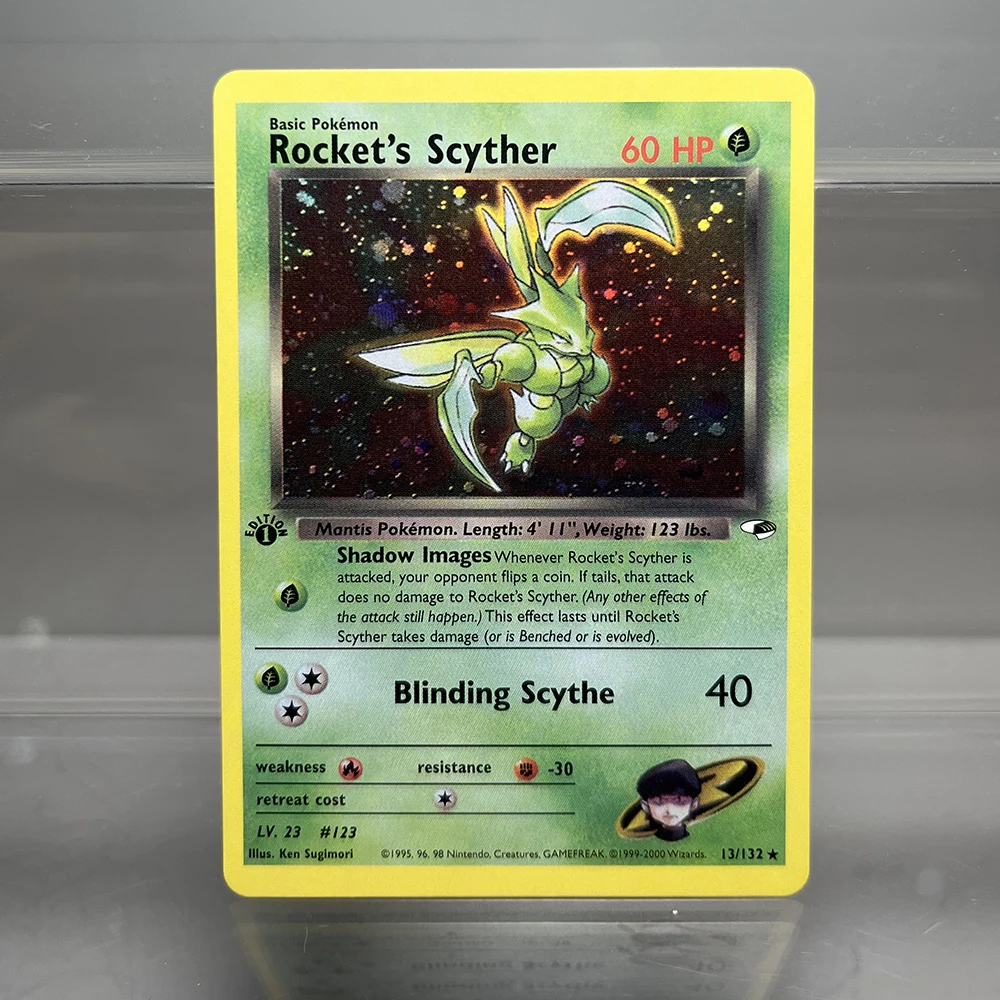 PKM Basisset/Fitnessstudio Heroes Folie PROXY Karten Gengar Raichu Nidoking Chansey Moltres TCG Game Collection Karten Spielspielzeug – Detail 6