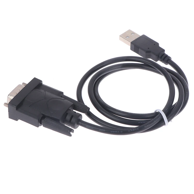 USB RS232-DB 9 핀 수 케이블 어댑터 변환기는 Win 7 8 10 Pro 시스템을 지원합니다. 다양한 직렬 장치 케이블 75cm를 지원합니다.
