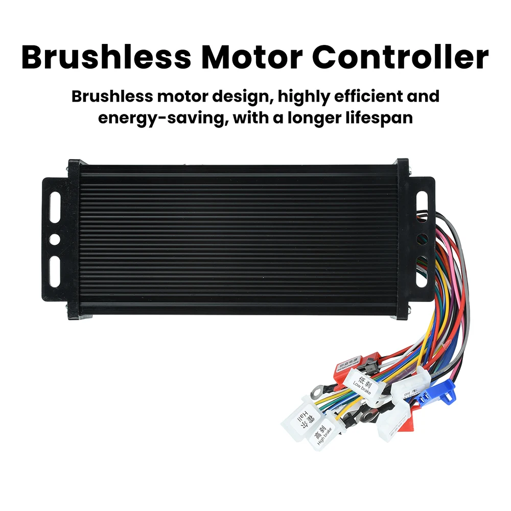 Sine Wave 800W 48-72V Electric Bike DC Brushless Motor Controller Speed Motor for E-Scooter Part