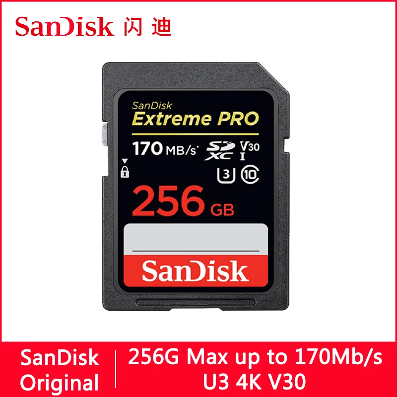 Carte mémoire SANDISK SD XC Extreme Pro - 128Go