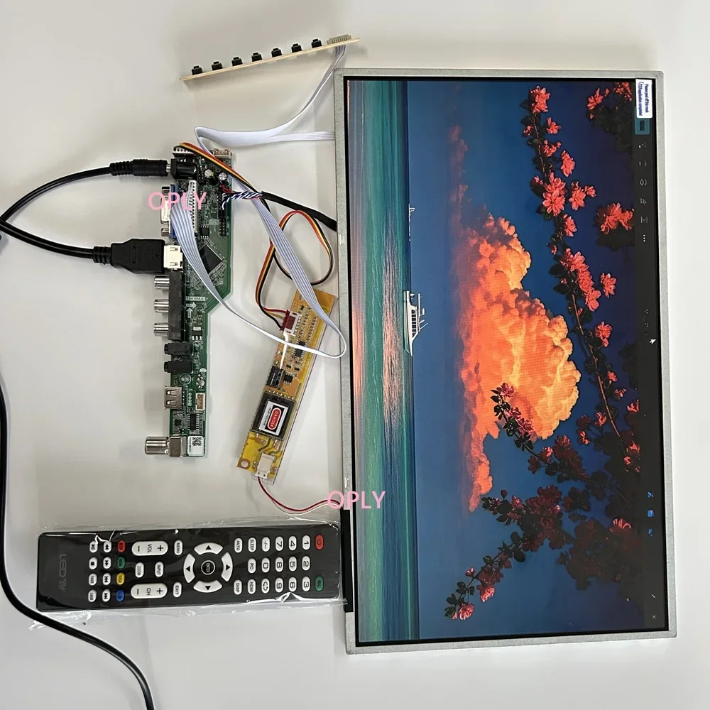 B170PW06 V2 B170PW06 V3 1440x900 17인치 TV 컨트롤러 보드 키트 LCD 패널 스크린 모니터 HDMI 호환 VGA USB AV RF
