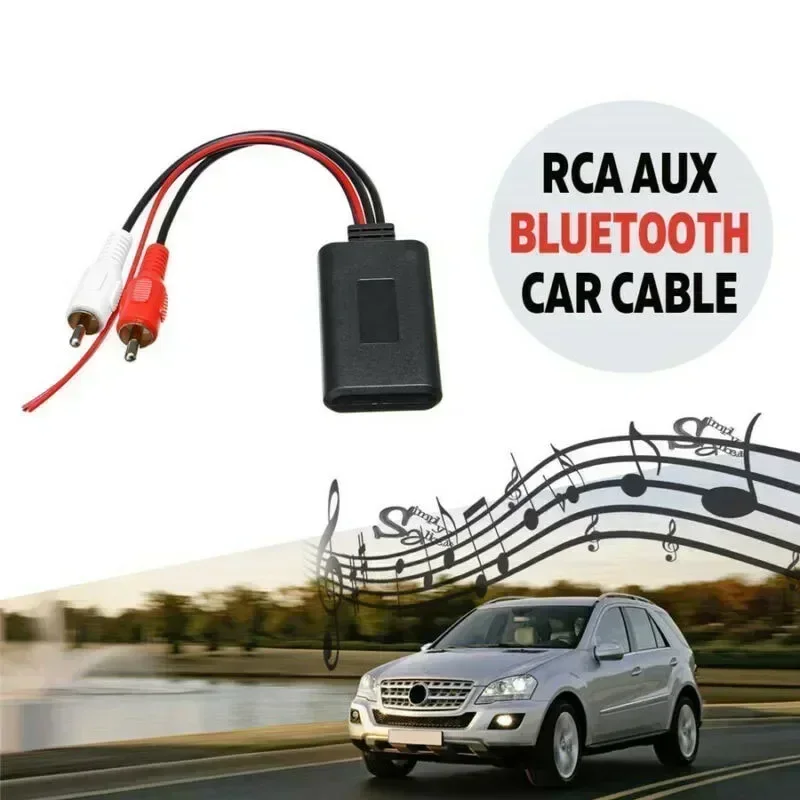 Car Wireless Bluetooth Adapter Music Module Rca Aux Audio Cable