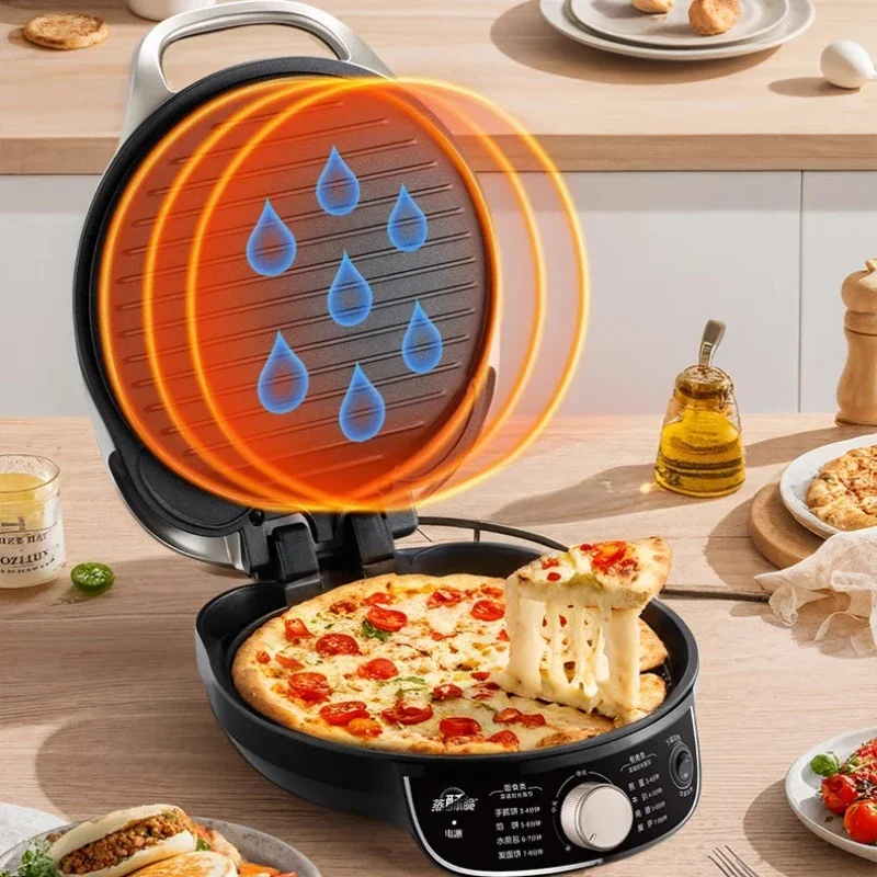 Double-sided Heating Household Electric Baking Pan, New Deeper & Larger Pancake Pan for Perfect Pancakes 4