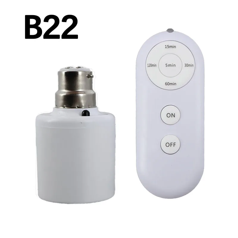 E27 or B22 Remote Control Light Bulb Base Socket See657068a3d94394966909b24665b2d9S