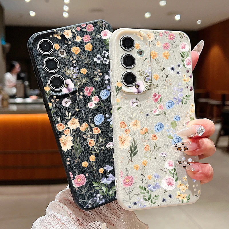 Elegant Floral Pattern Phone Case - Soft Protective Cover