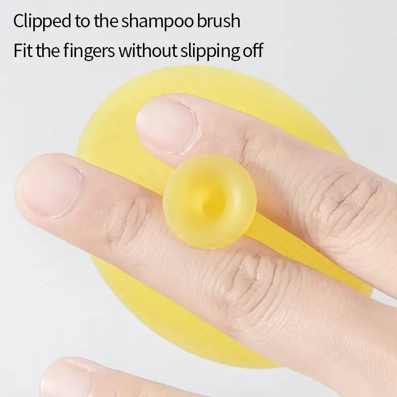 Baby Brush 1PCS Silicone Baby Bath Brush Washing Hair Brush Silicone Baby Shampoo For Bathing