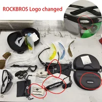Lunettes de cyclisme polarisées ROCKBROS, lunettes de soleil pour sports de plein air, VTT, route, lunettes de protection PC, lunettes 5/3 verres, accessoire de vélo 6