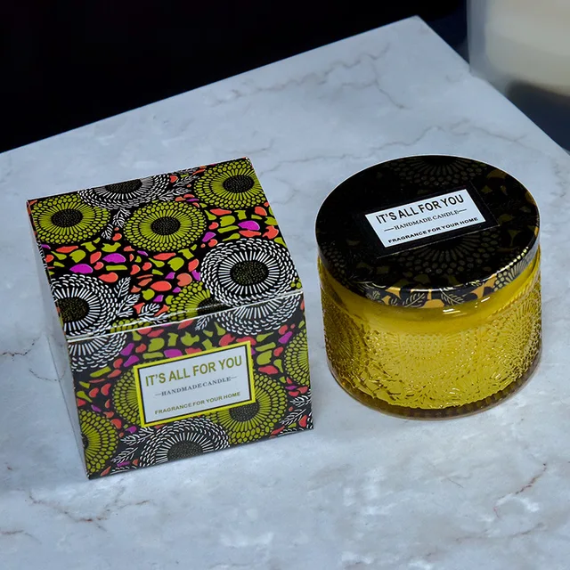 Háztartási Piros Megkönnyebbülés Aroma Gyertyák Üveg Otthoni Illatos Dekorációhoz Edényben Kreatív Születésnapi Ajándékok Nőnek - Image 6